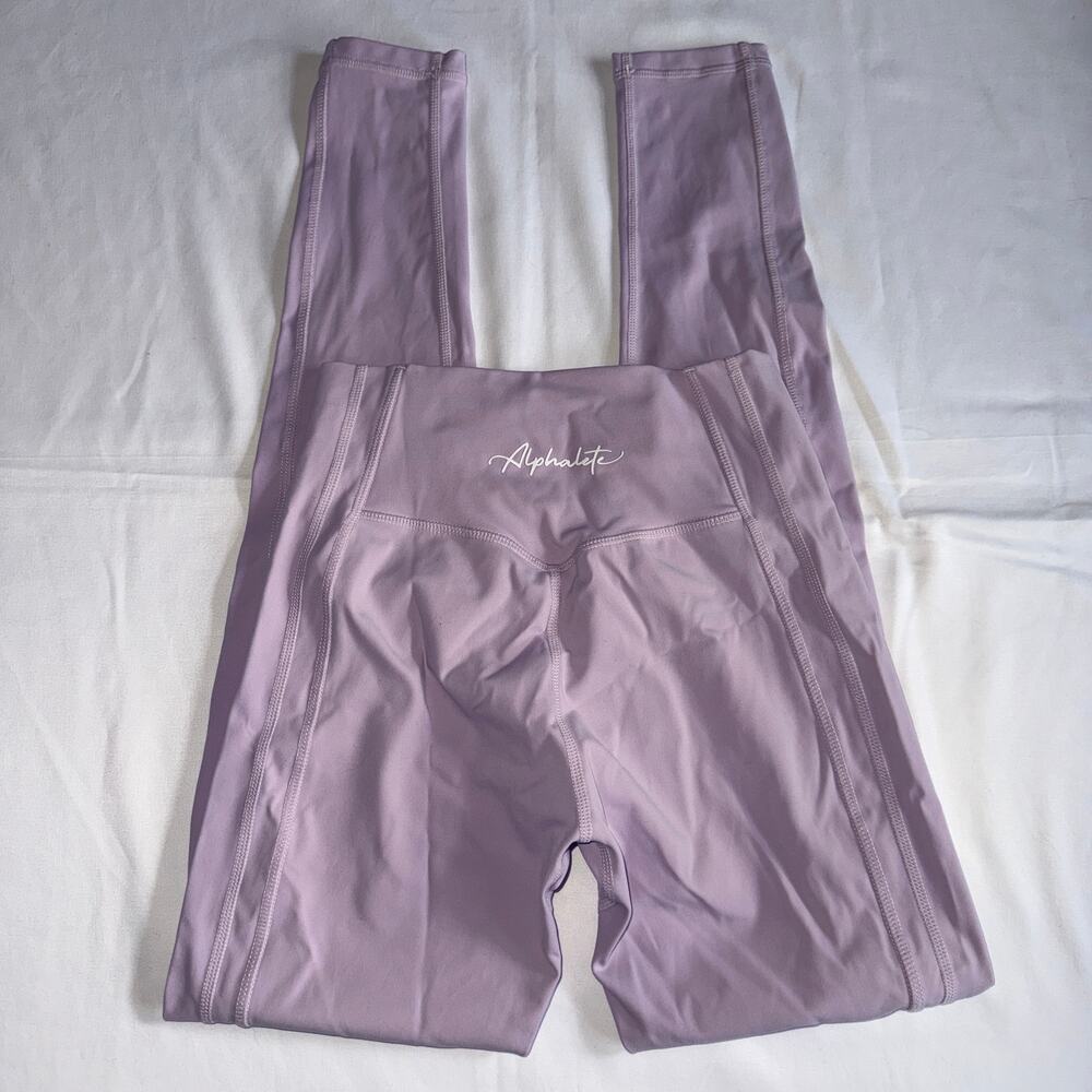 Alphalete Lavender Athletic Leggings Sz Small